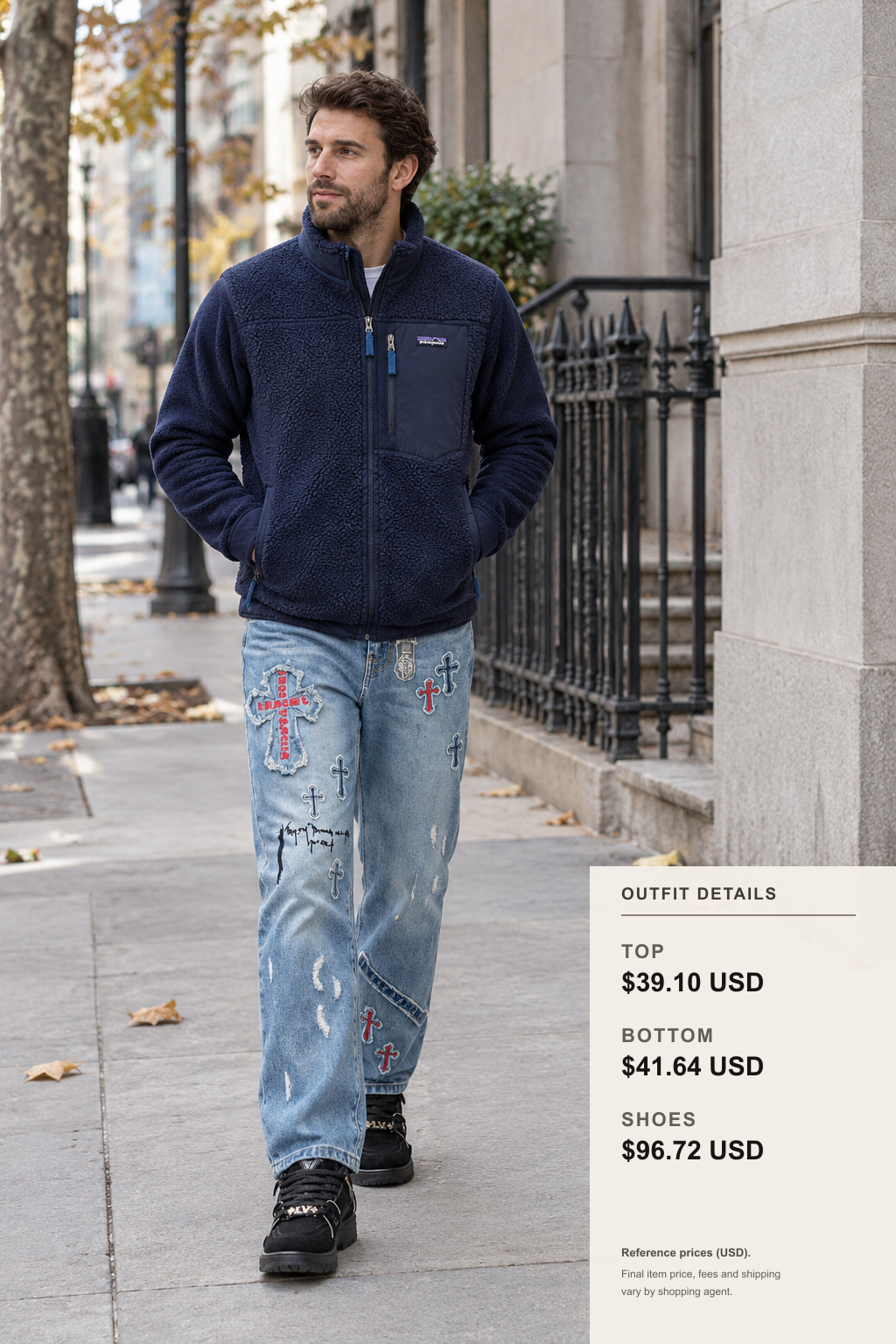 Patagonia Fleece Three Winter Layering Looks outfit 2 full-body street style for fashionreps