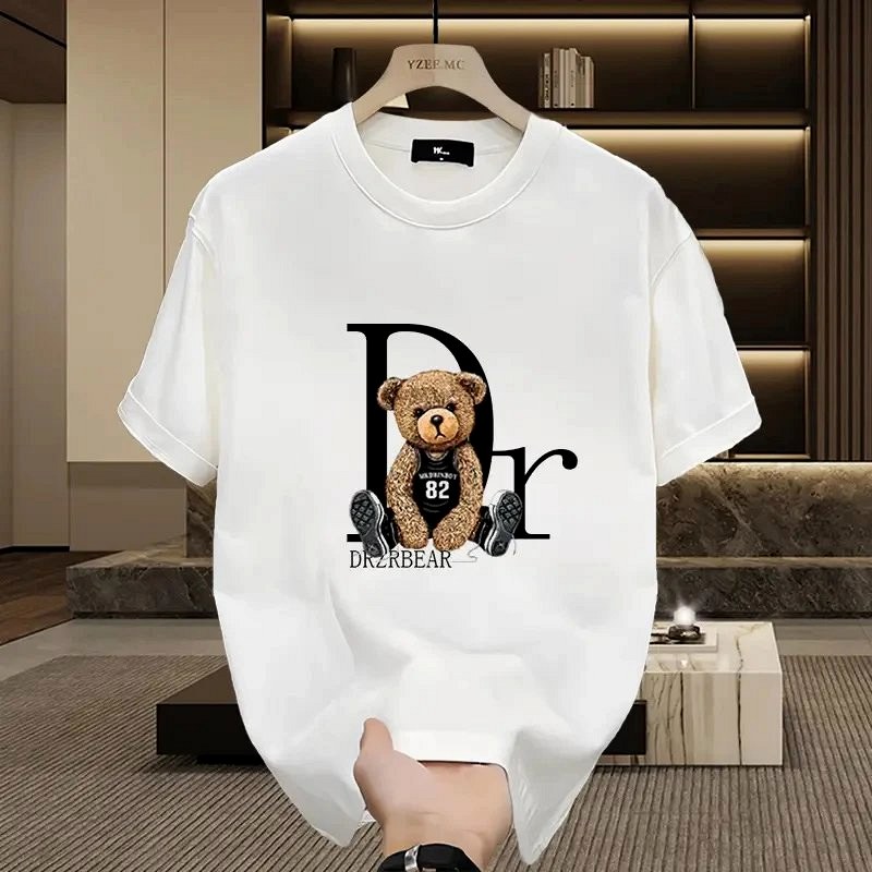 Dior Bear Graphic White T-Shirt Review: Loose 230 g Cotton Crewneck, Hands-On