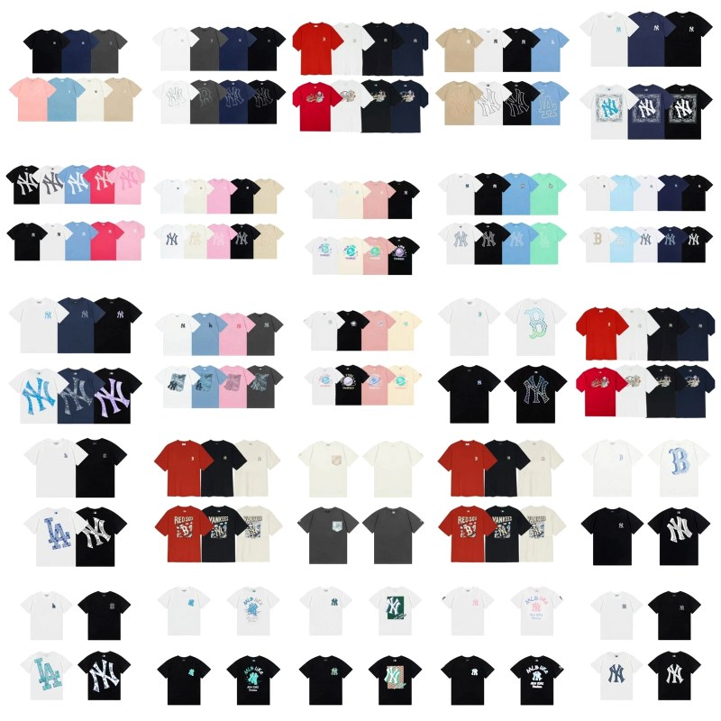 MLB Multi-Color T-Shirt Collection: 40+ Review — 100% Cotton Crewneck, S–XXXL