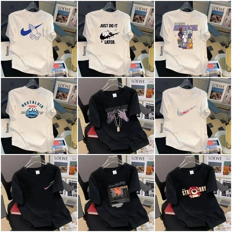 Nike Classic Logo Printed T-Shirt Review: 30 Prints, Loose Cut, Sizes L–5XL