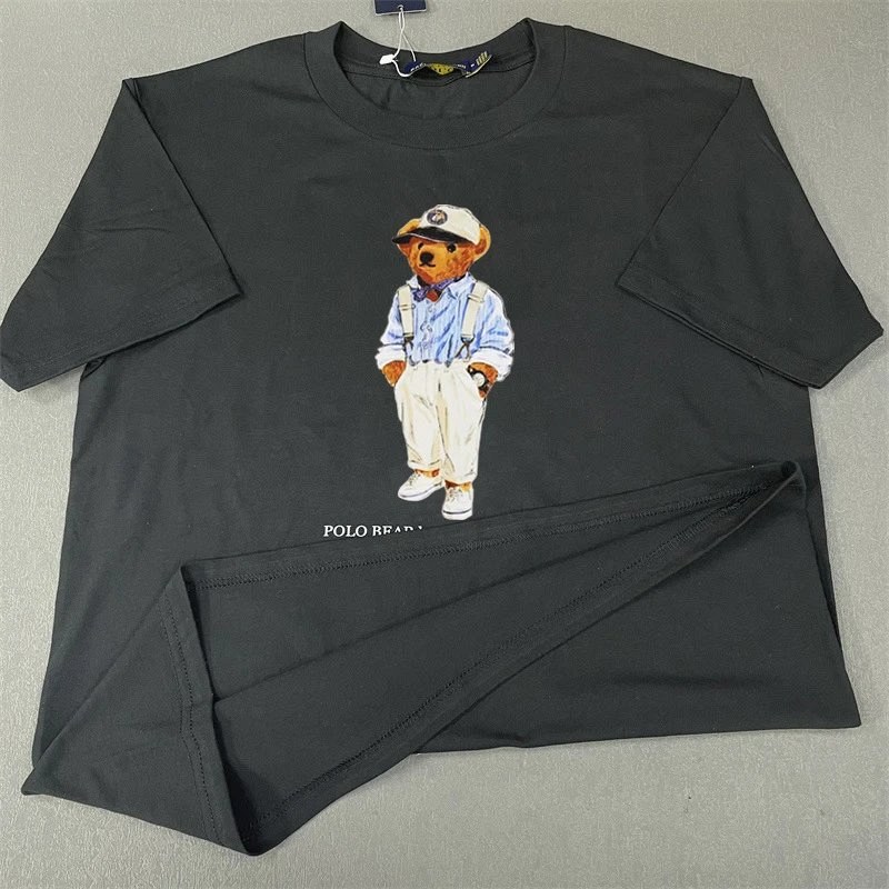 Stitch Density at the Bench: A Seam and Hem Audit of the $16.42 Polo Ralph Lauren Black Bear-Print Top